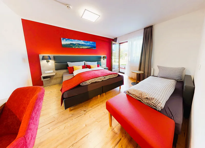 Doppelzimmer mit drittem Bett