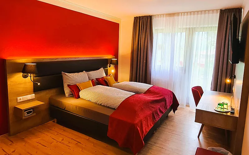 Familienzimmer — Schlafzimmer mit Terrasse