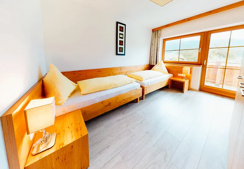 Zweites Schlafzimmer im Appartement Hartkaiser