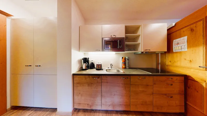 Küche im Appartement Ellmauer Halt